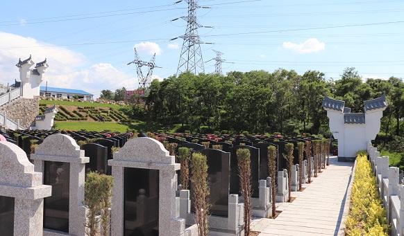 撫順墓地實景 撫順墓地實景